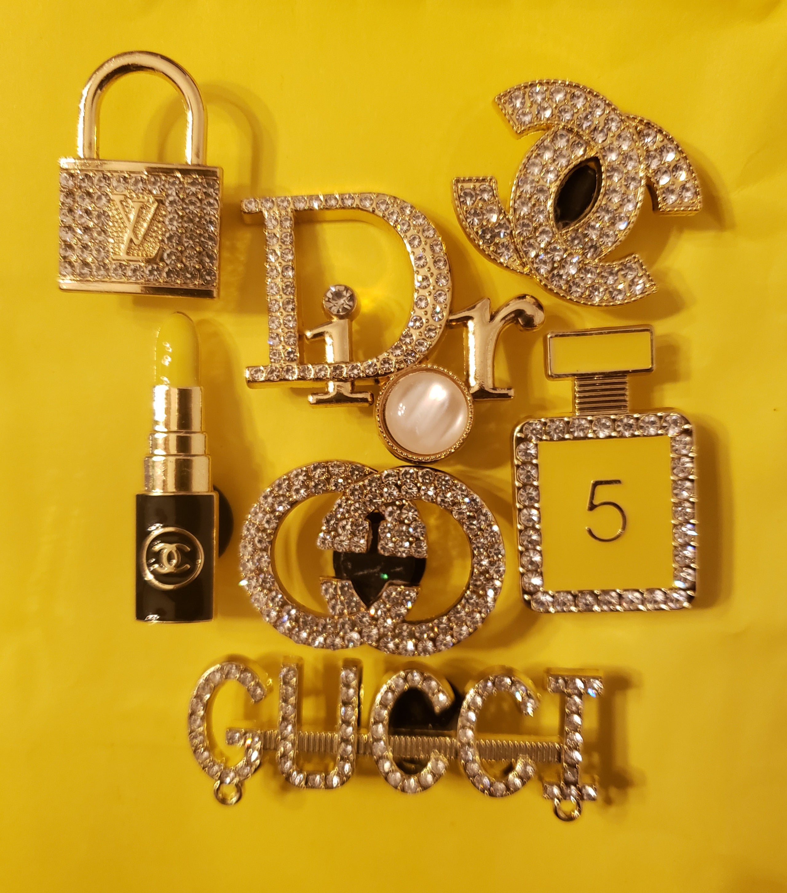 Luxury Designer Jibbitz LUX BLING SHOE CHARMS